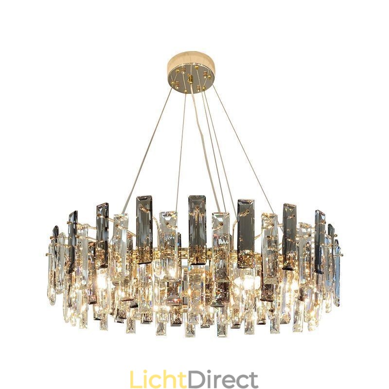 Luxe glazen kroonluchter Europese stijl hanglamp