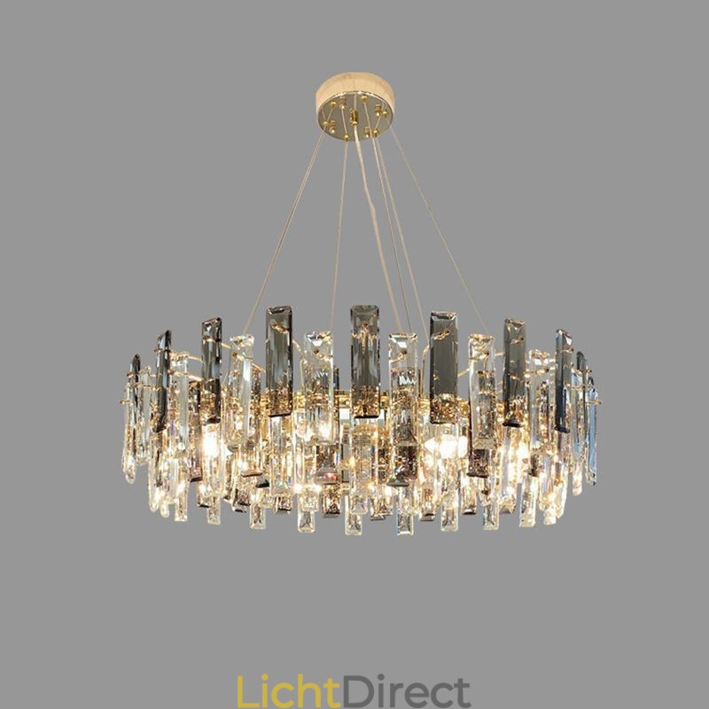 Luxe glazen kroonluchter Europese stijl hanglamp