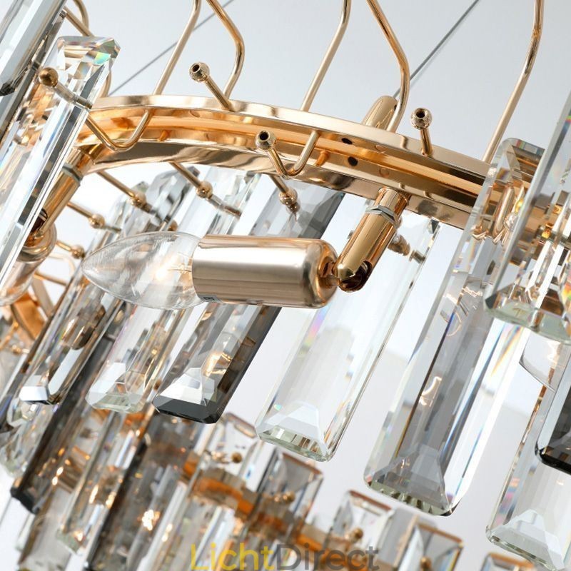 Luxe glazen kroonluchter Europese stijl hanglamp