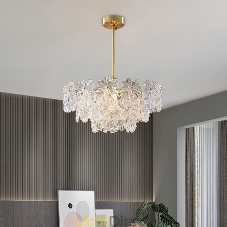 Luxe hanglamp Woondecoratie Glazen kroonluchter Woonkamer Luxe hanglamp Woondecoratie Glazen kroonluchter Woonkamer