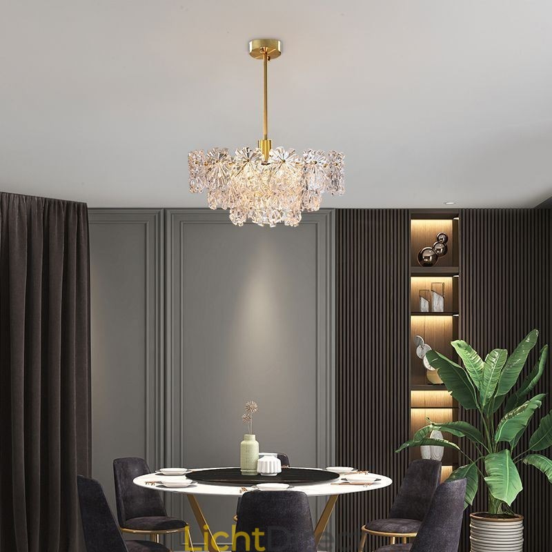 Luxe hanglamp Woondecoratie Glazen kroonluchter Woonkamer