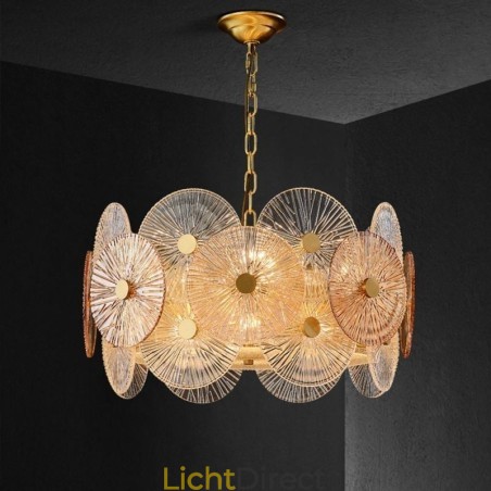Moderne Spark Disc Kroonluchter Vuurwerk Glazen Hanglamp Home Deco Verlichting Moderne Spark Disc Kroonluchter Vuurwerk Glazen Hanglamp Home Deco Verlichting