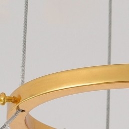 Europese glazen hanglamp in waaiervorm, kunstkroonluchter