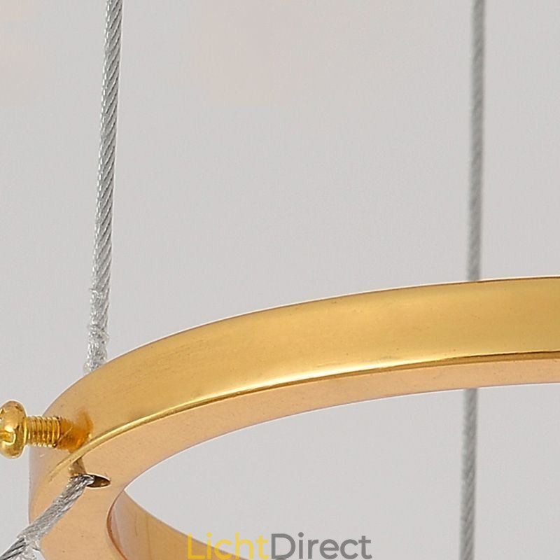 Europese glazen hanglamp in waaiervorm, kunstkroonluchter