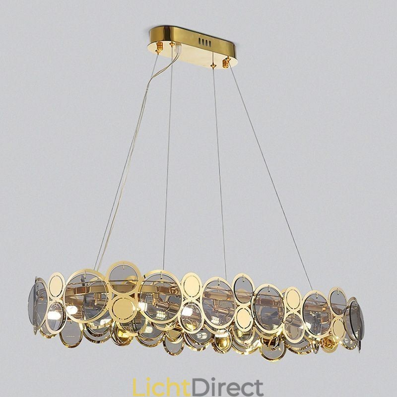 Europese glazen kroonluchter creatieve luxe hanglamp