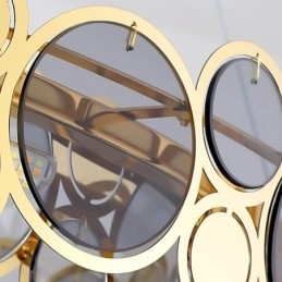 Europese glazen kroonluchter creatieve luxe hanglamp