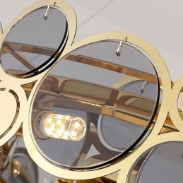 Europese glazen kroonluchter creatieve luxe hanglamp