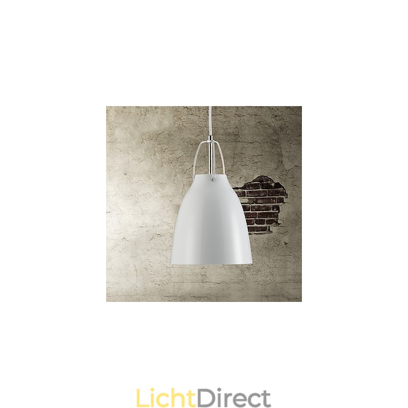 Moderne en gecontracteerde hanglamp met 1 licht van metaal