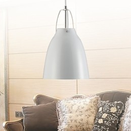 Moderne en gecontracteerde hanglamp met 1 licht van metaal