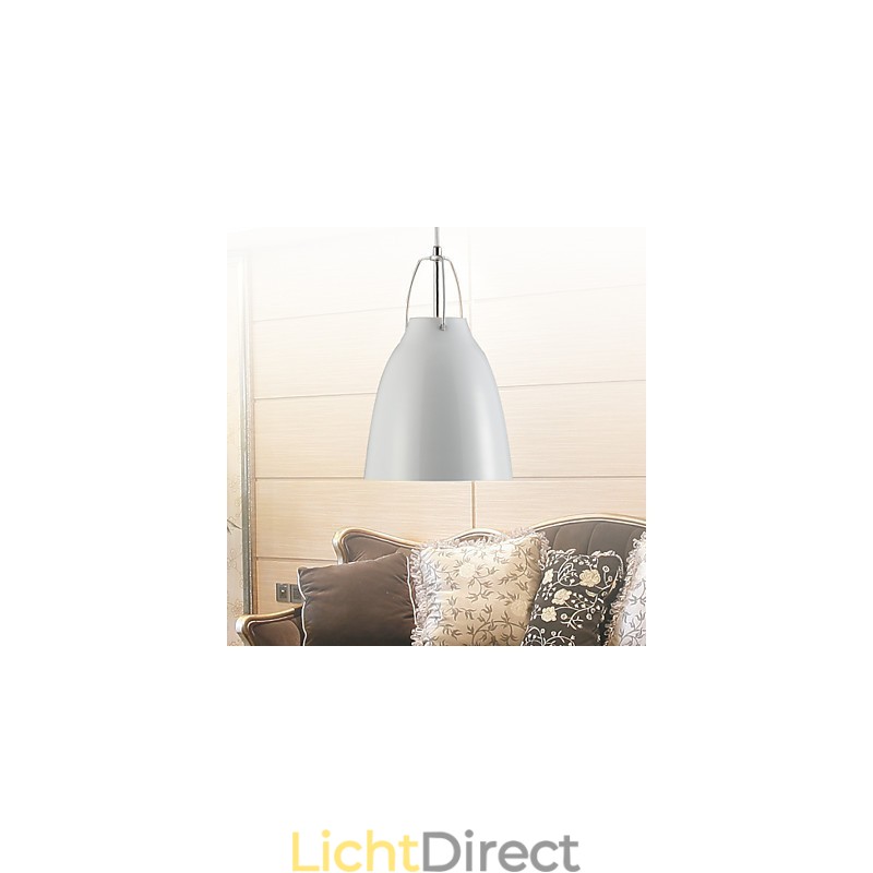 Moderne en gecontracteerde hanglamp met 1 licht van metaal