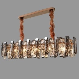 Moderne glazen hanglamp Luxe hangende verlichtingsarmatuur Eetkamer