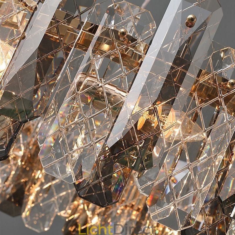 Moderne glazen hanglamp Luxe hangende verlichtingsarmatuur Eetkamer