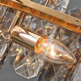 Moderne glazen hanglamp Luxe hangende verlichtingsarmatuur Eetkamer