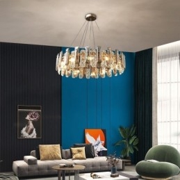 Europese glazen hanglamp luxe hanglamp