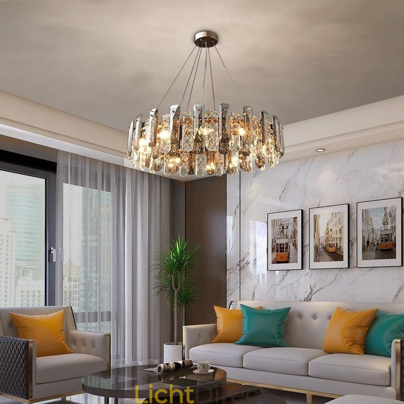 Europese glazen hanglamp luxe hanglamp