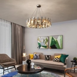 Europese glazen hanglamp luxe hanglamp