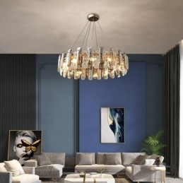 Europese glazen hanglamp luxe hanglamp
