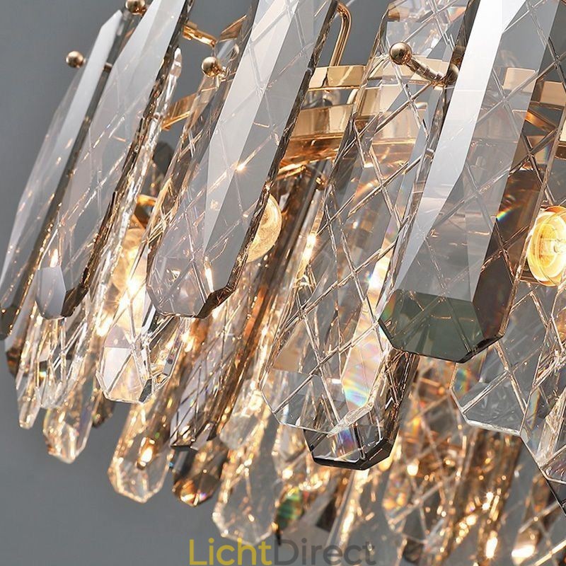 Europese glazen hanglamp luxe hanglamp