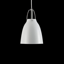 Moderne en gecontracteerde hanglamp met 1 licht van metaal