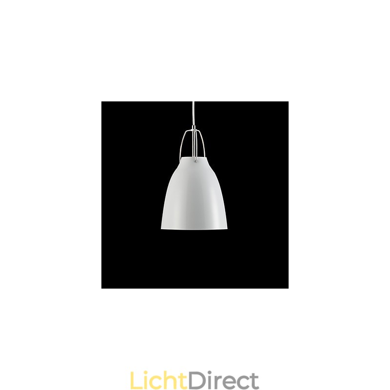 Moderne en gecontracteerde hanglamp met 1 licht van metaal