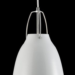 Moderne en gecontracteerde hanglamp met 1 licht van metaal