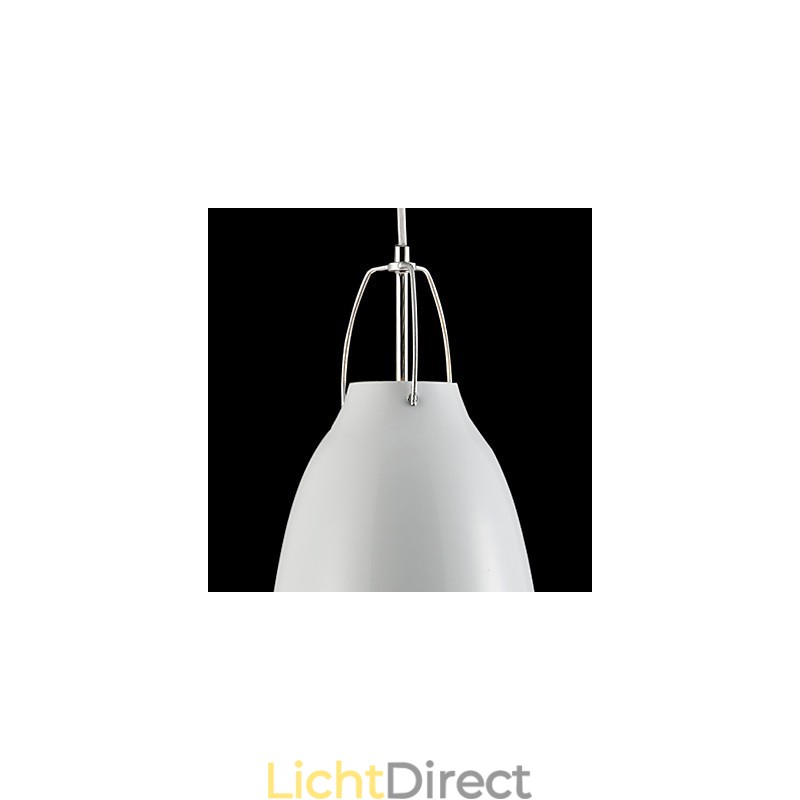 Moderne en gecontracteerde hanglamp met 1 licht van metaal