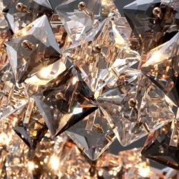 Europese glazen kroonluchter creatieve licht luxe hanglamp