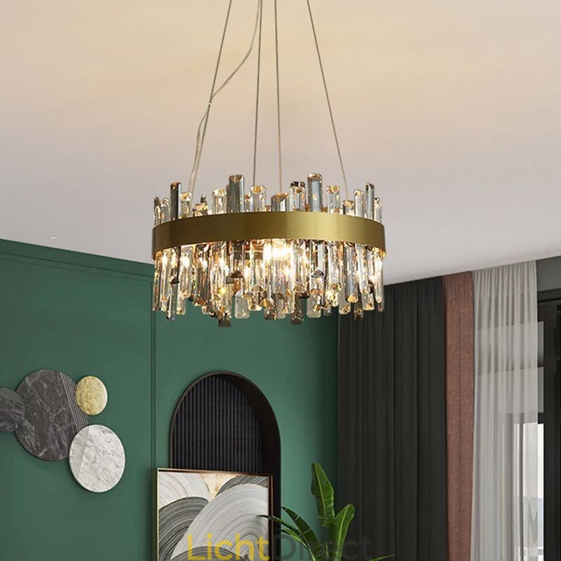 Luxe glazen kroonluchter Europese stijl hanglamp woonkamer