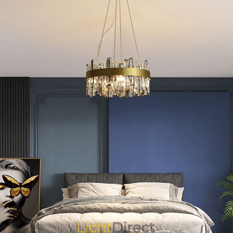 Luxe glazen kroonluchter Europese stijl hanglamp woonkamer