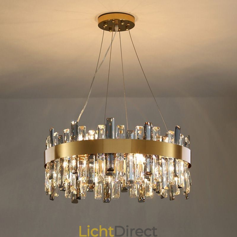 Luxe glazen kroonluchter Europese stijl hanglamp woonkamer