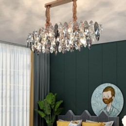 Licht Luxe Hanglamp Woondecoratie Glazen Kroonluchter Woonkamer