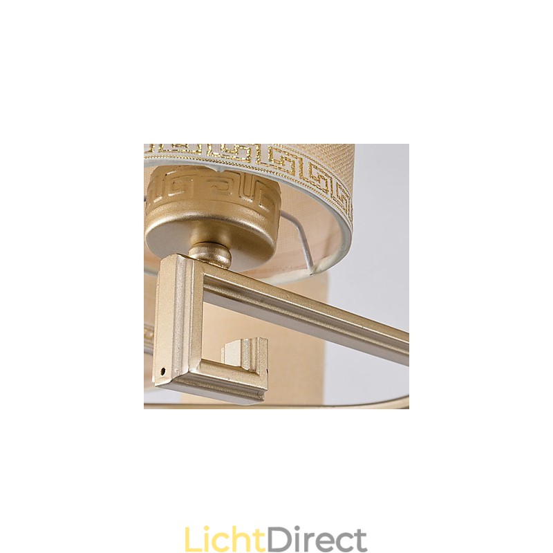 De Chinese Stijl Kroonluchter IJzer Koper Imitatie Lucht Lampen