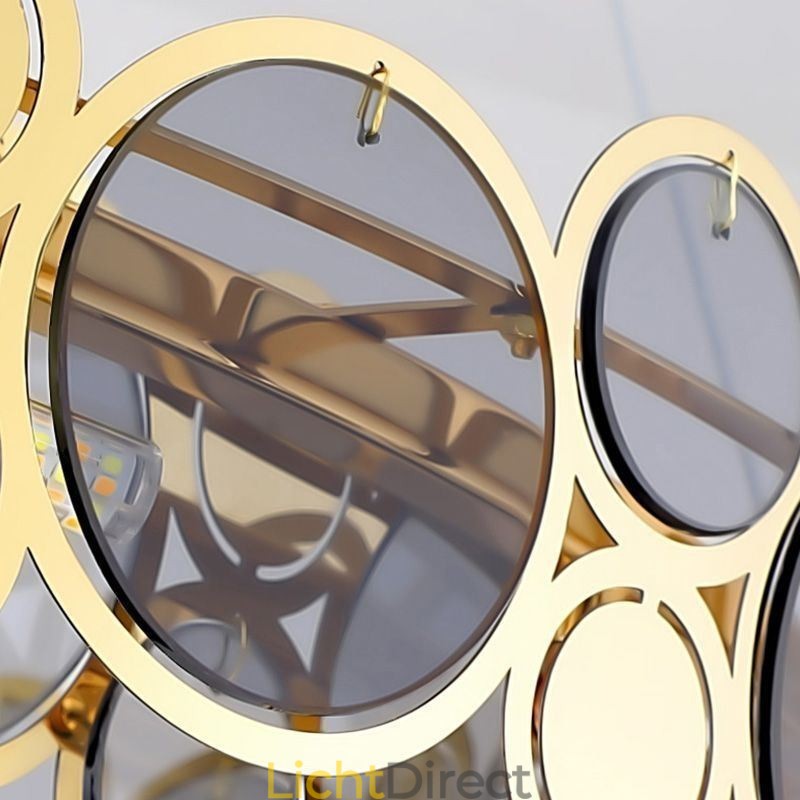 Europese glazen kroonluchter creatieve licht luxe hanglamp