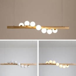 Magic Bean Hanglamp Houten Strip Hanglamp