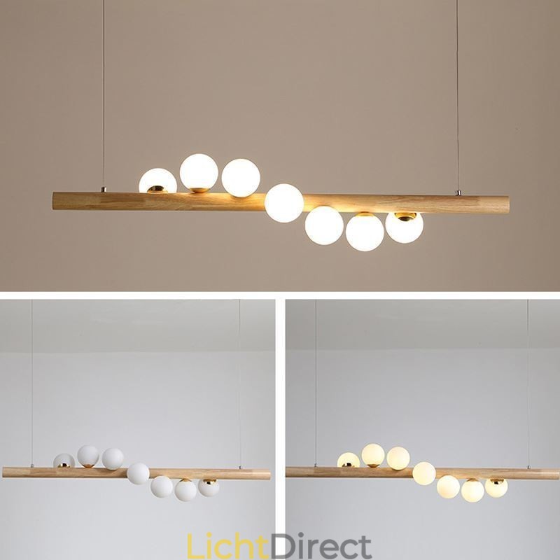 Magic Bean Hanglamp Houten Strip Hanglamp