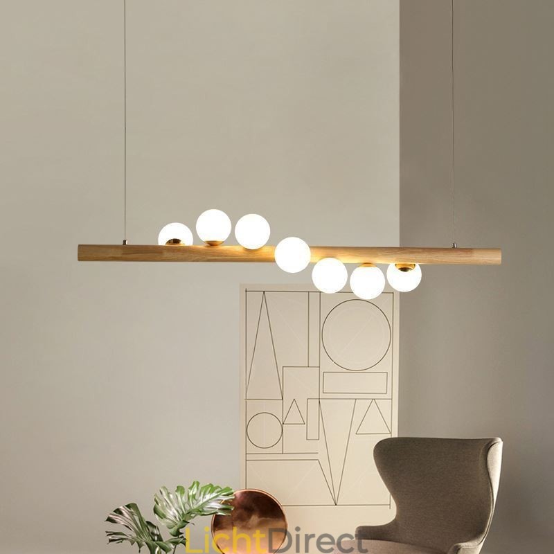 Magic Bean Hanglamp Houten Strip Hanglamp