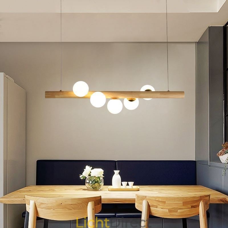 Magic Bean Hanglamp Houten Strip Hanglamp