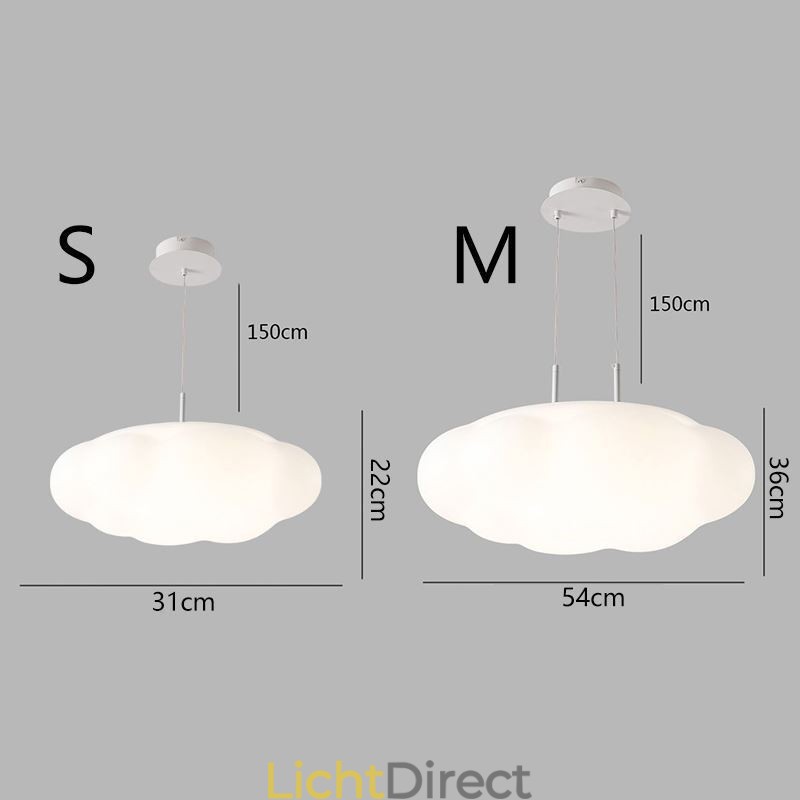 Creatieve hanglamp Witte wolk hanglamp