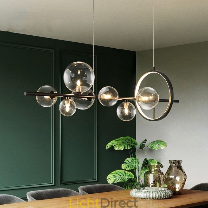 Moderne glazen bubbel hanglamp G9 lampen kroonluchter