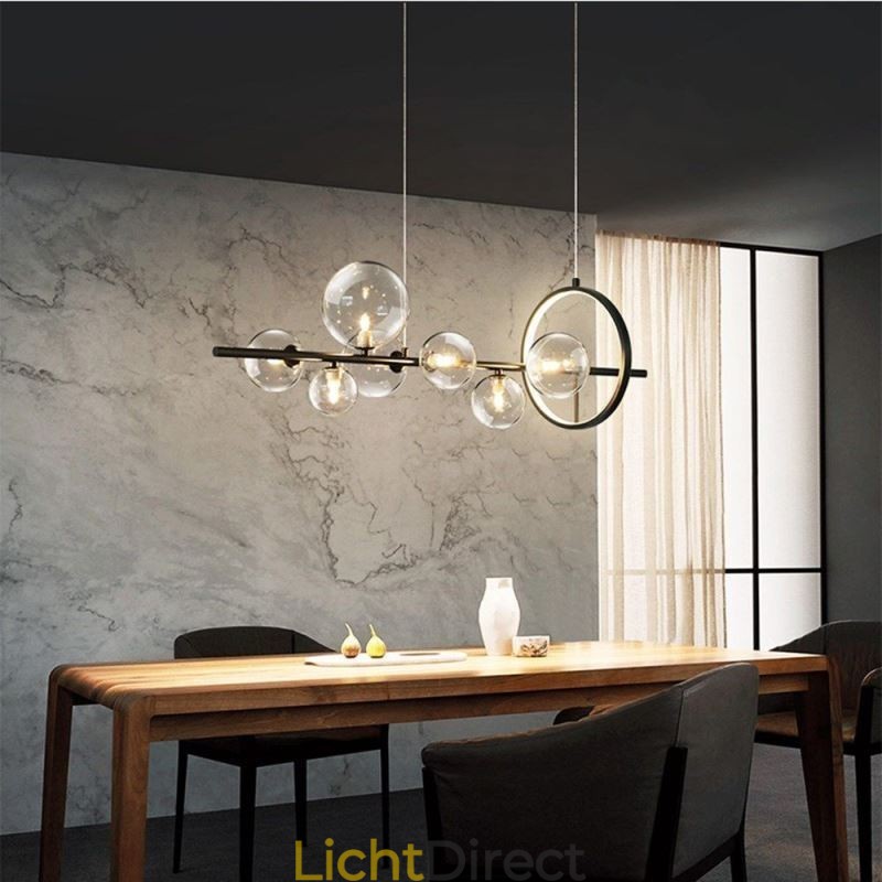 Moderne glazen bubbel hanglamp G9 lampen kroonluchter