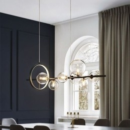 Moderne glazen bubbel hanglamp G9 lampen kroonluchter