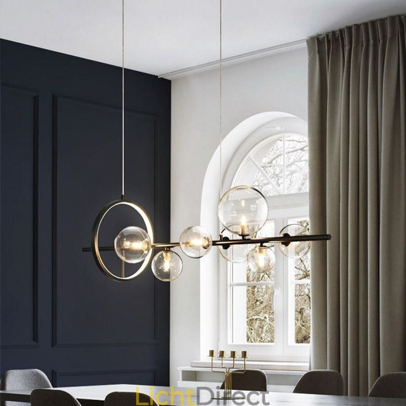 Moderne glazen bubbel hanglamp G9 lampen kroonluchter