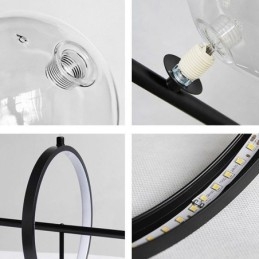 Moderne glazen bubbel hanglamp G9 lampen kroonluchter
