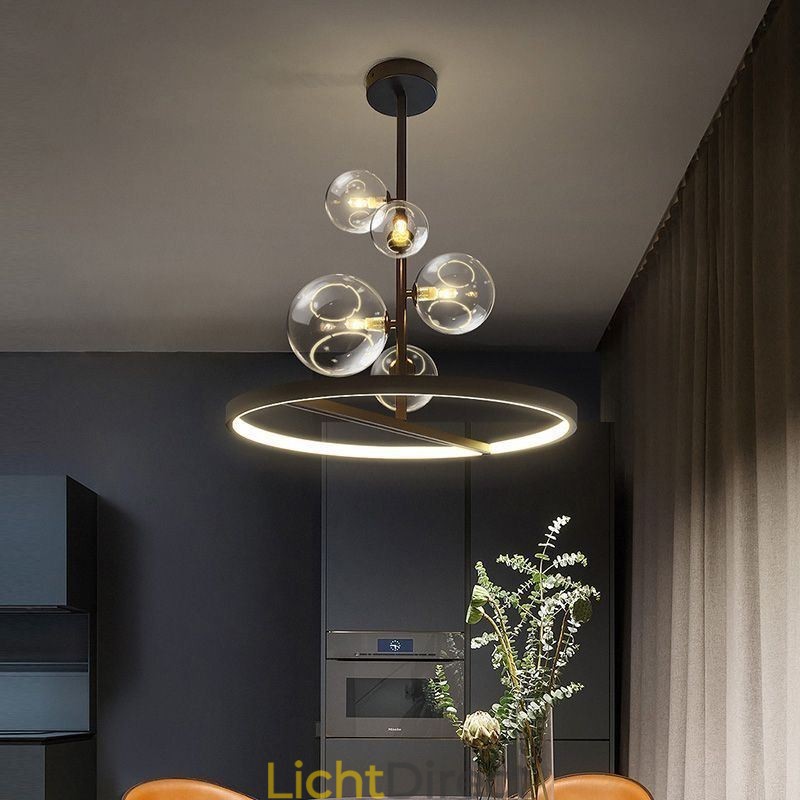 Moderne hanglampen armatuur kroonluchter glazen bubbel hanglamp