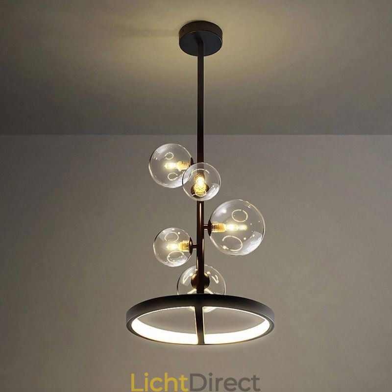 Moderne hanglampen armatuur kroonluchter glazen bubbel hanglamp