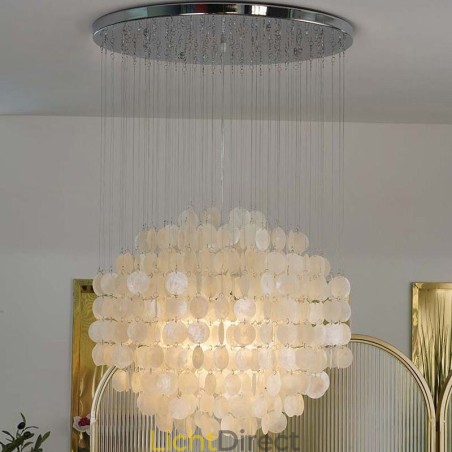 Moderne schelp hanglamp eigentijdse hangende plafondverlichting eetkamer Moderne schelp hanglamp eigentijdse hangende plafondverlichting eetkamer
