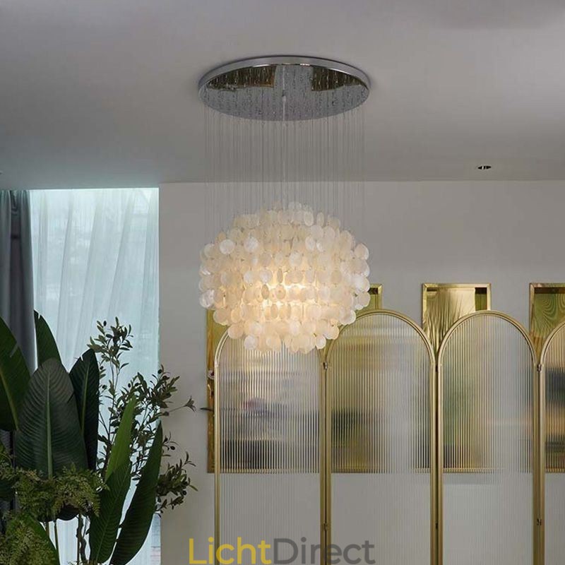 Moderne schelp hanglamp eigentijdse hangende plafondverlichting eetkamer