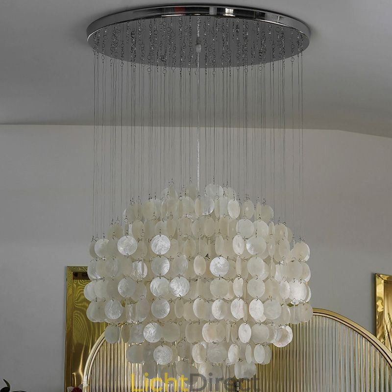 Moderne schelp hanglamp eigentijdse hangende plafondverlichting eetkamer