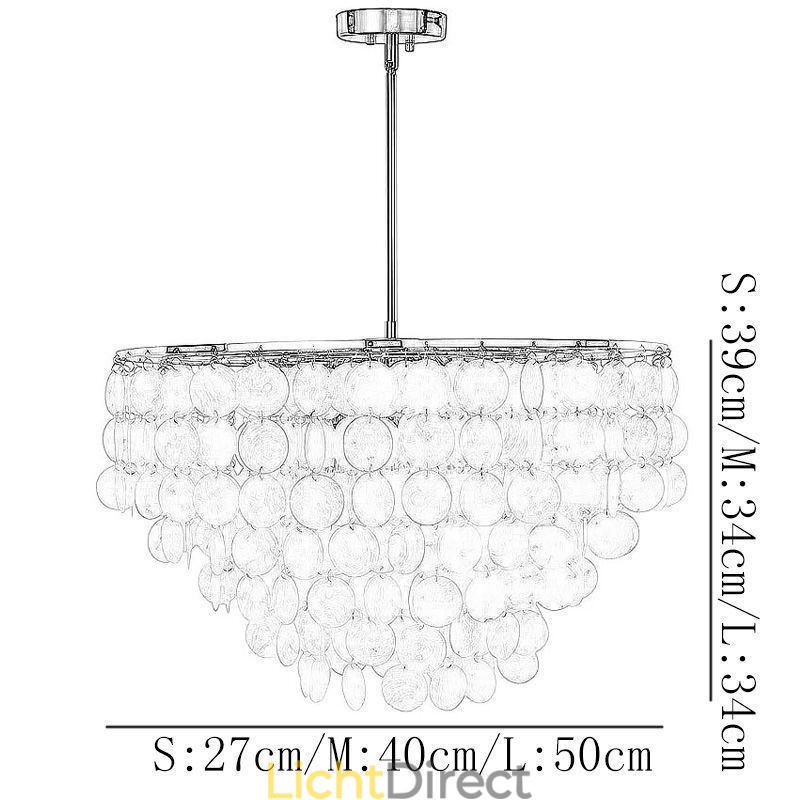 Europese schelp hanglamp moderne hanglamp