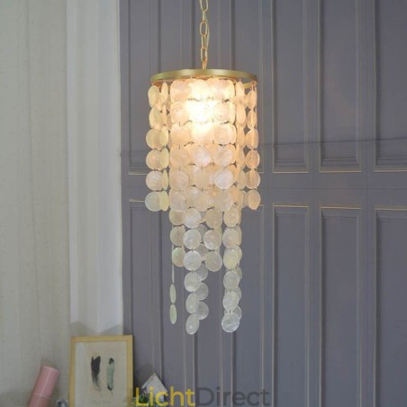 Hedendaagse schelpen hangende plafondverlichting